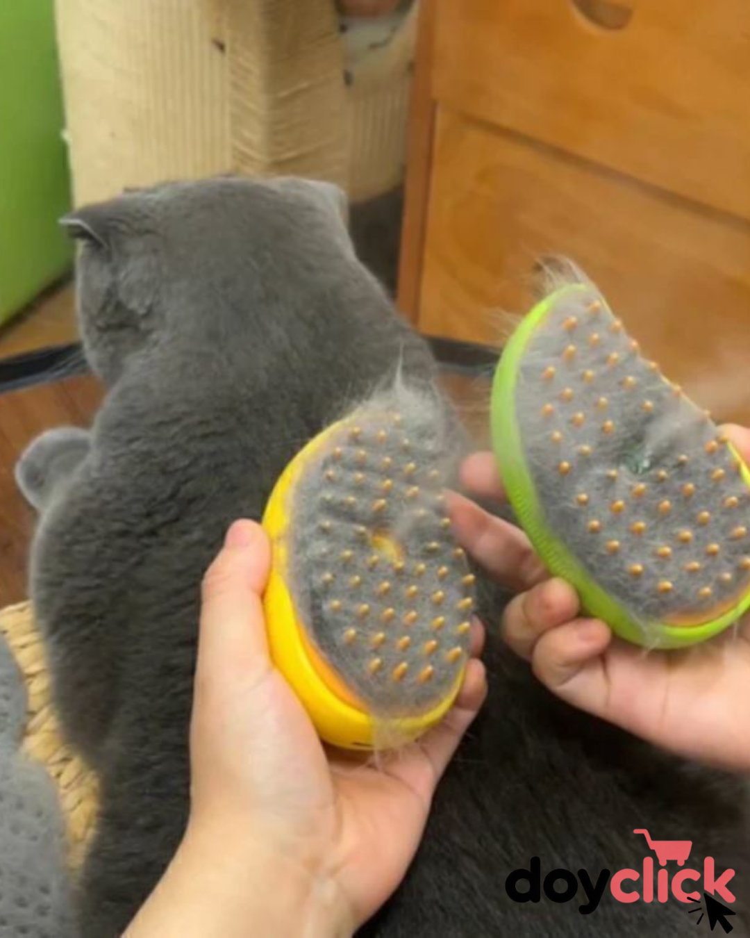 Cepillo de Vapor 3 en 1 para mascotas